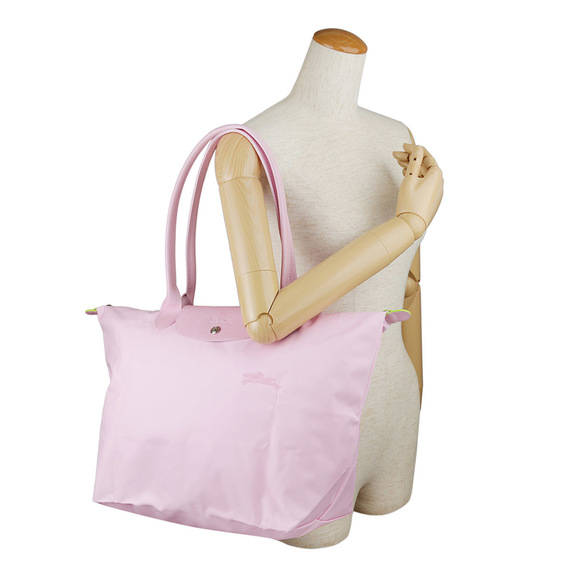 Longchamp Tote Bag Le Pliage Green Shoulder Bag L Pink - Picture 6 of 9
